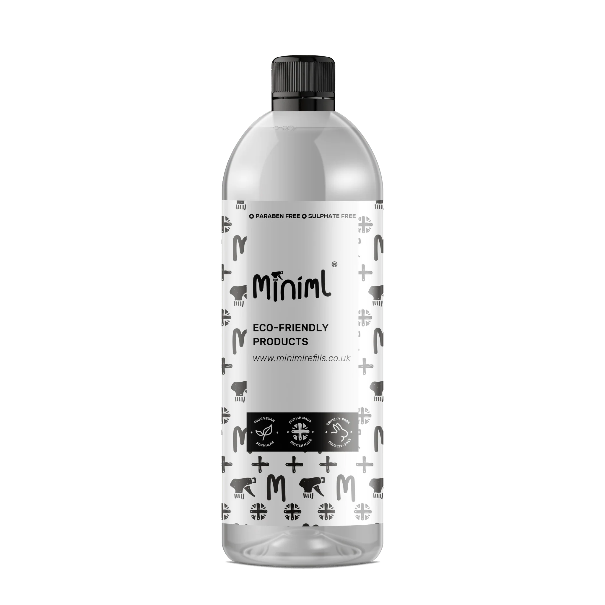 Reusable Tall Bottle 750ml | PET Plastic Refill Bottle