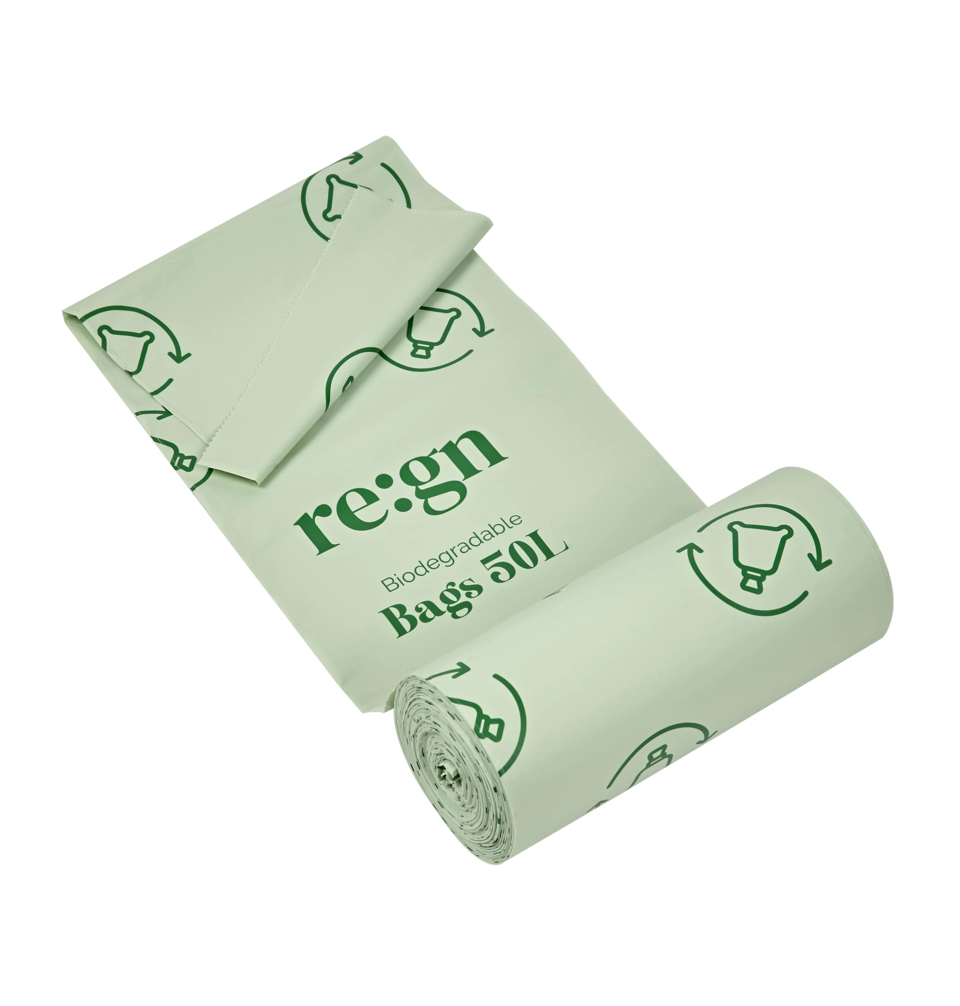 50L Biodegradable Eco Friendly Bin Bags, Eco Waste Disposal - 25 Pack - Image 5