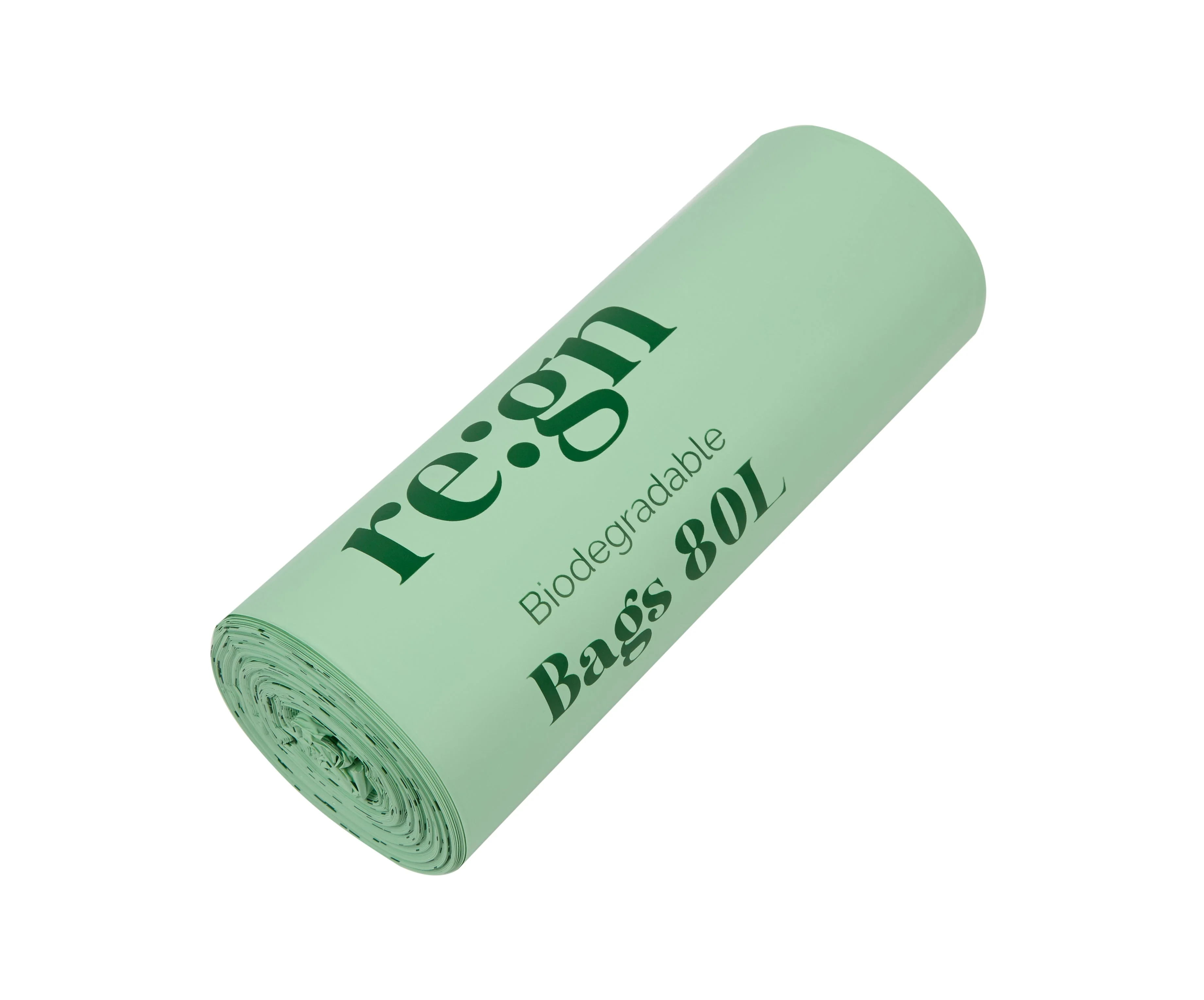 80L Biodegradable Eco Friendly Bin Bags, Eco Waste Disposal - 20 Pack - Image 3