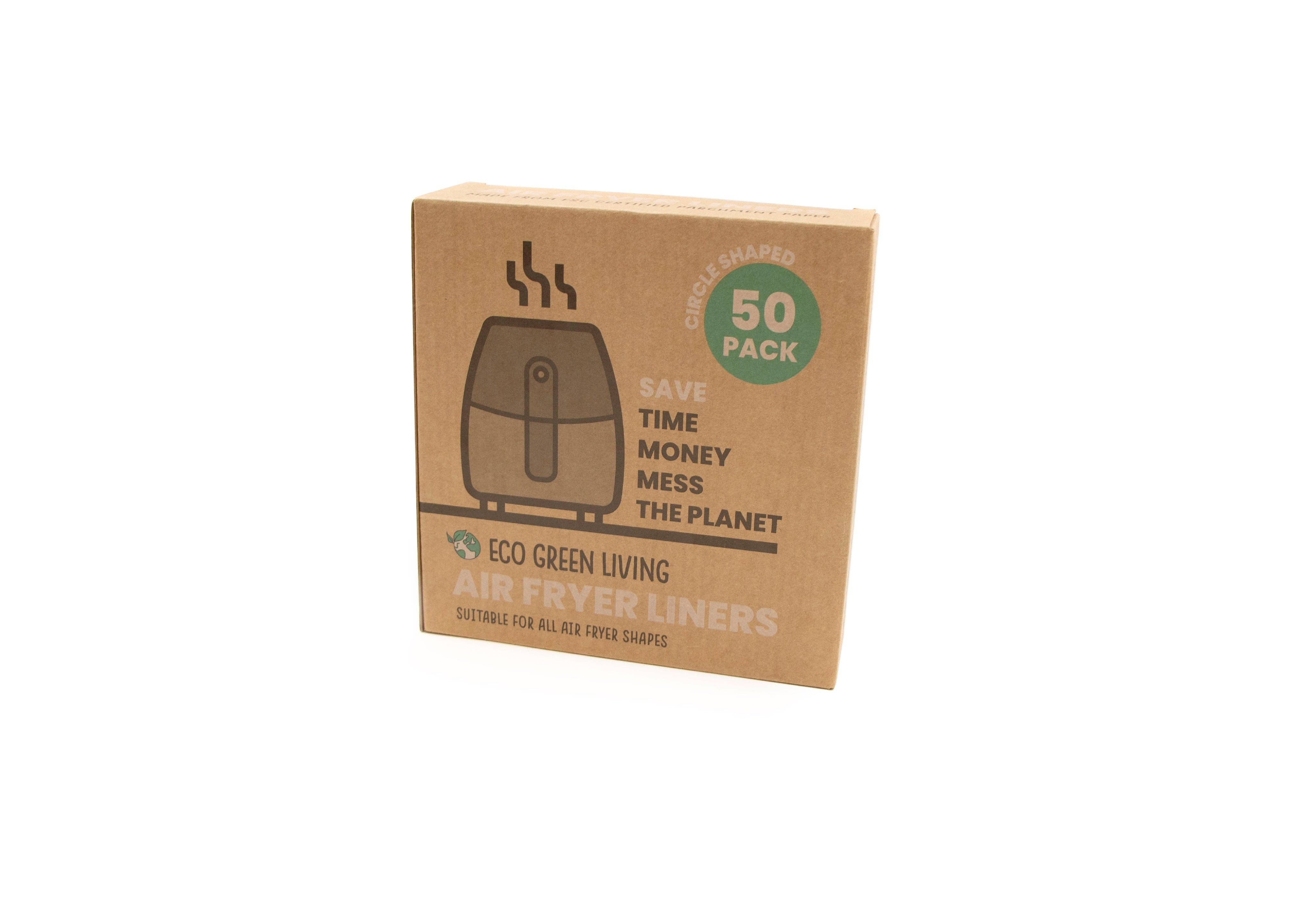 Eco Green Living Compostable Air Fryer Liners 50 Pack – Plastic-Free & Grease-Resistant - Image 5