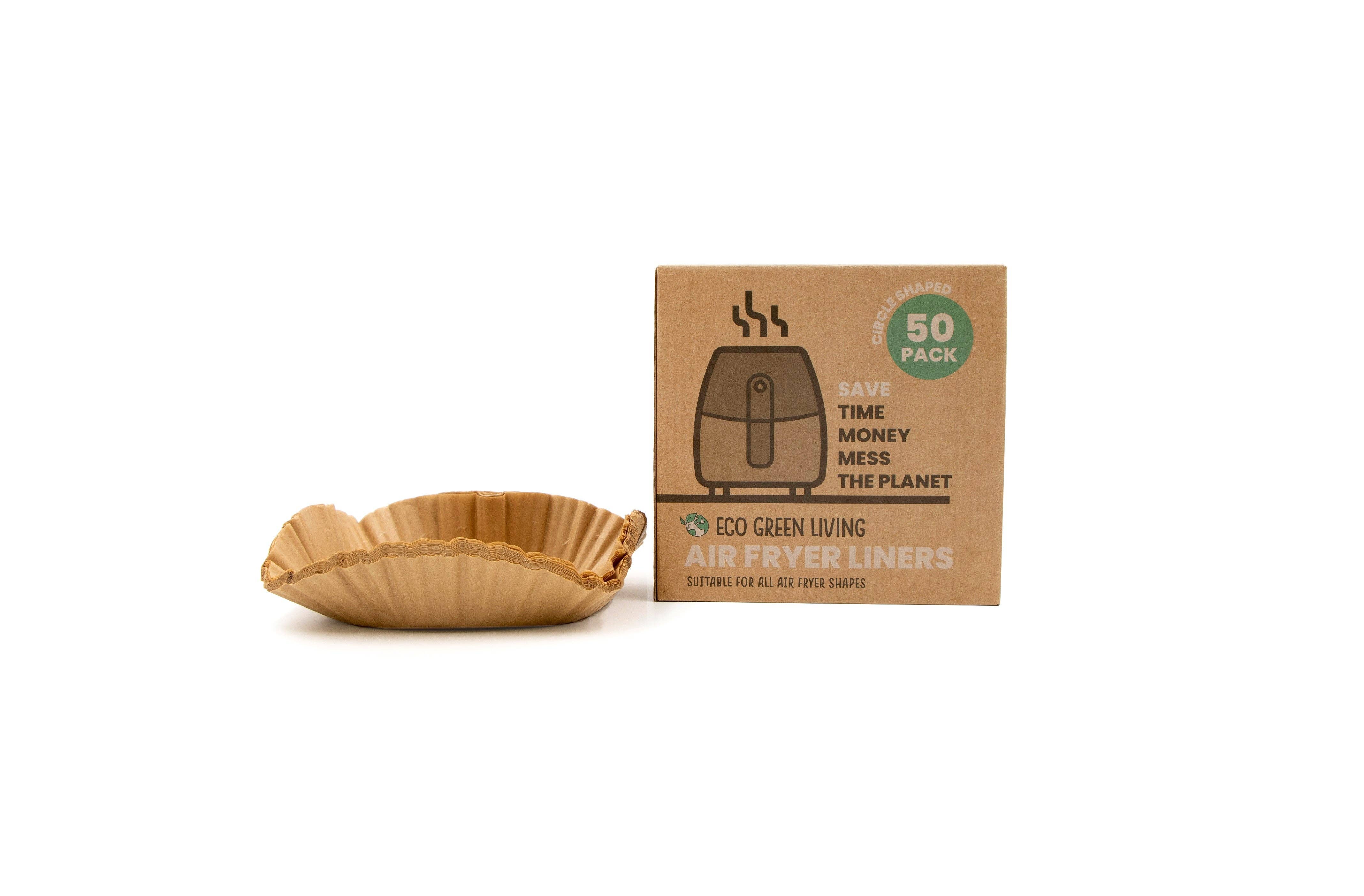 Eco Green Living Compostable Air Fryer Liners 50 Pack – Plastic-Free & Grease-Resistant - Image 8