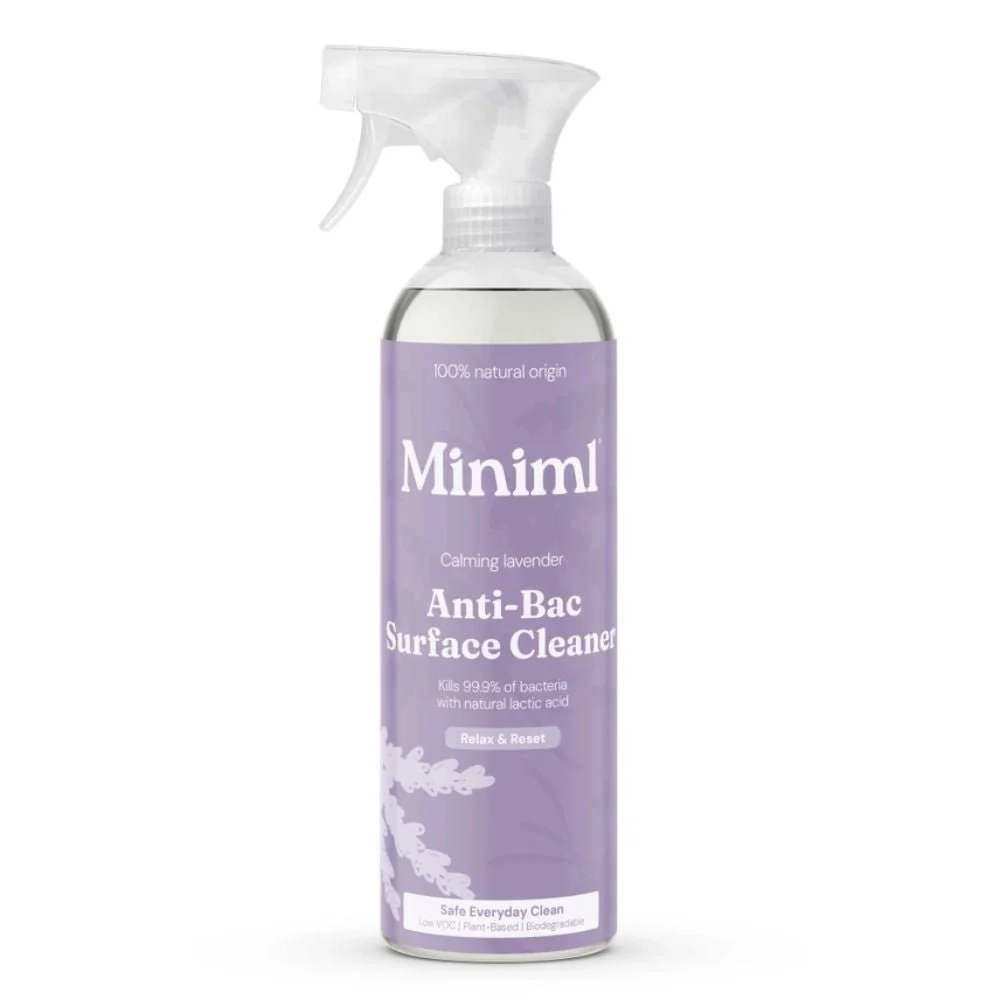 Calming Lavender Anti-Bac Surface Cleaner – 750ml Food-Safe Disinfectant Spray