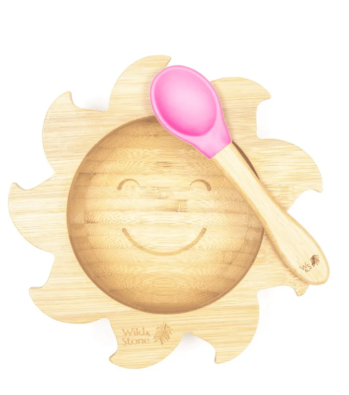 BABY BAMBOO WEANING BOWL AND SPOON SET - Image 4