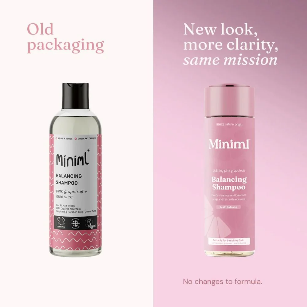 Balancing Shampoo Uplifting Pink Grapefruit 400ml Sulphate-Free Hair Care - Image 6
