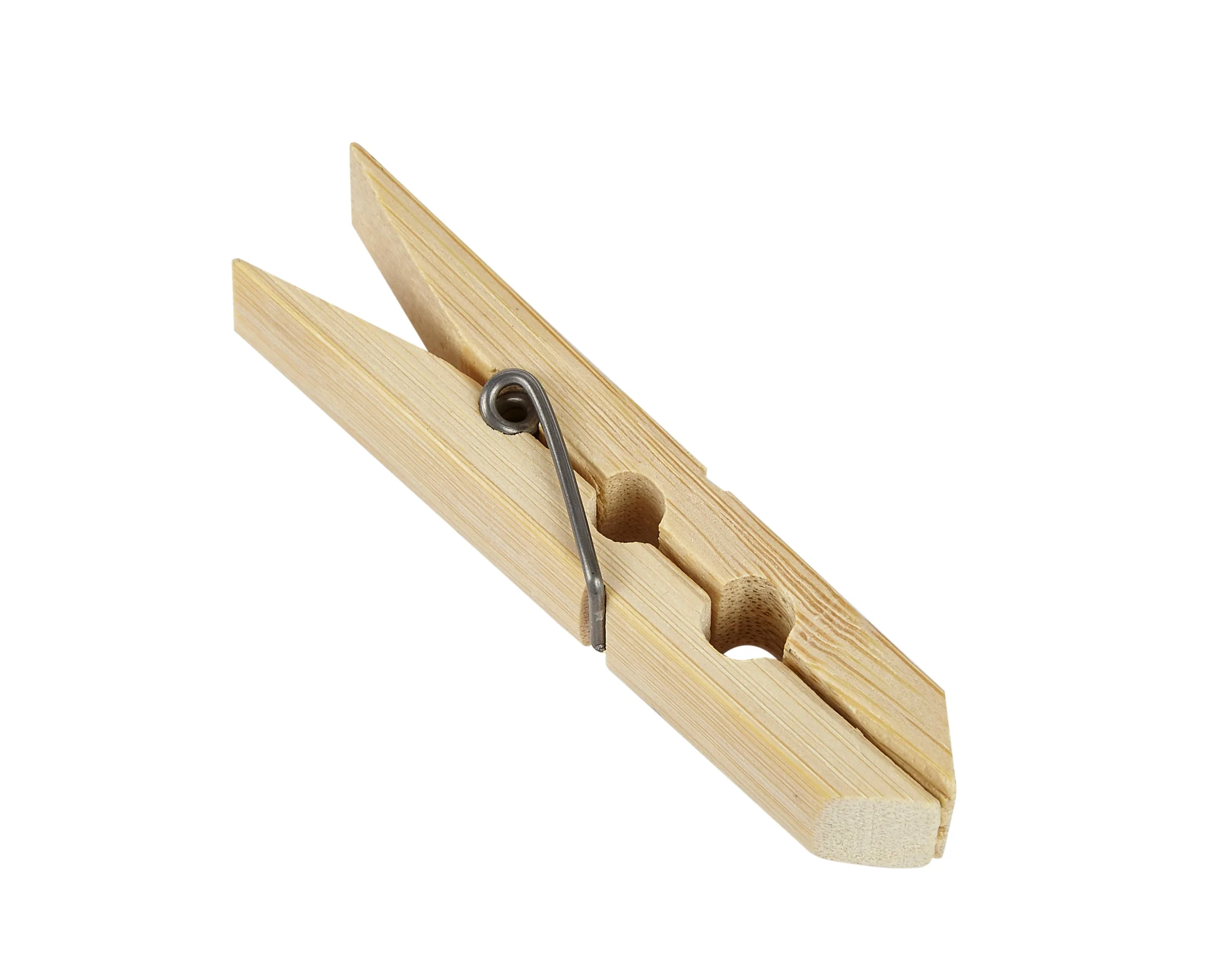 Bamboo Clothes Pegs - Biodegradable & Vegan - 20 Pack - Image 3