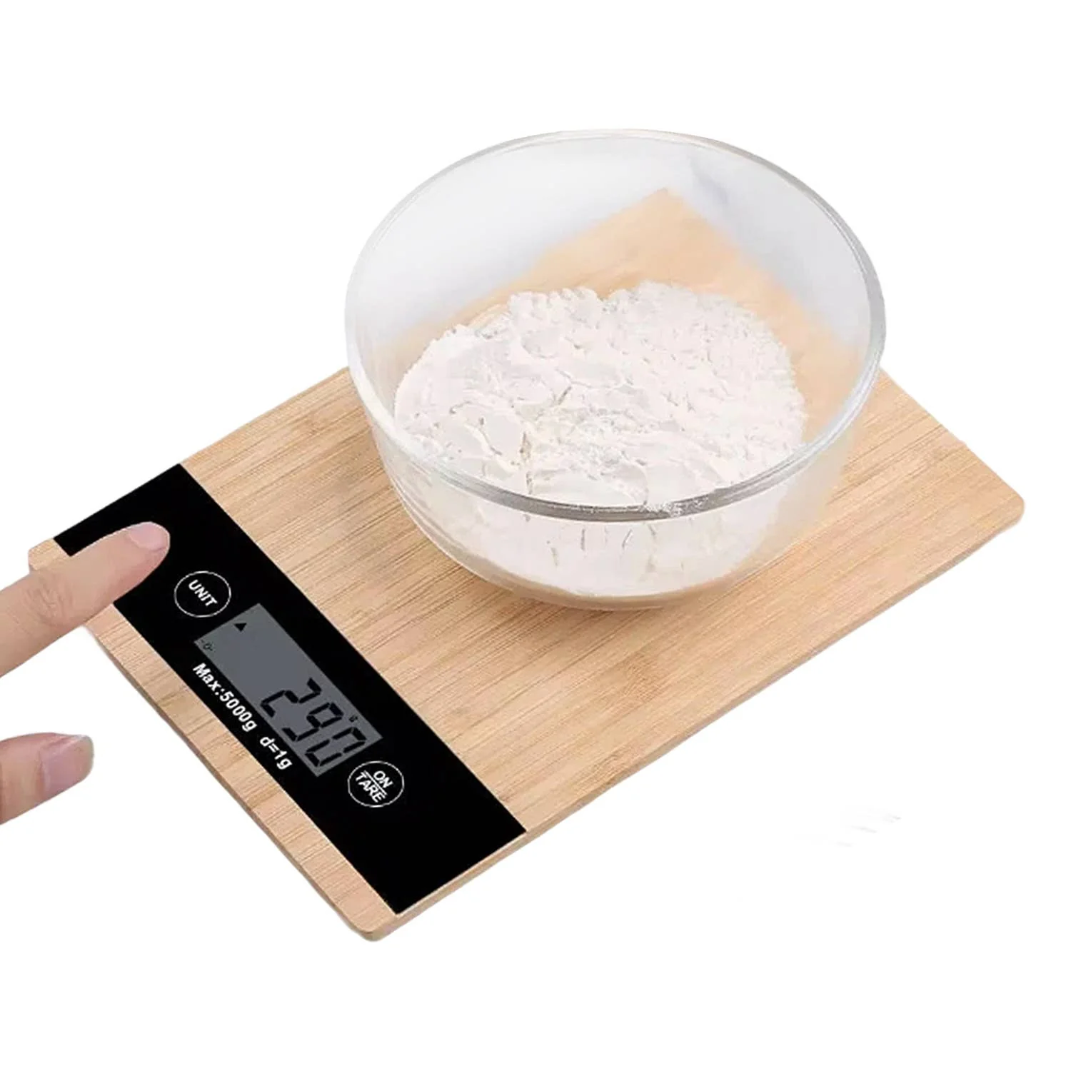 Bamboo Kitchen Scale – 8kg Capacity - Image 6