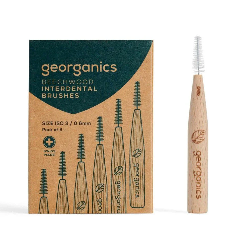 Beechwood Reusable Interdental Brushes | 6 Pack - Image 3