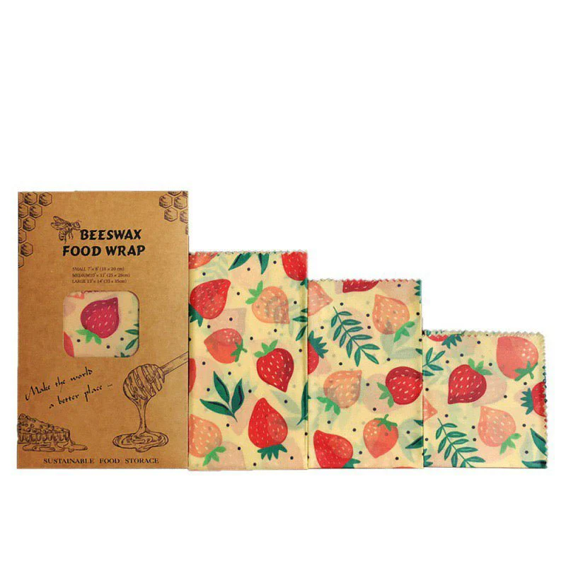Beeswax Cloth Food Wraps (3 Pack) - Image 11