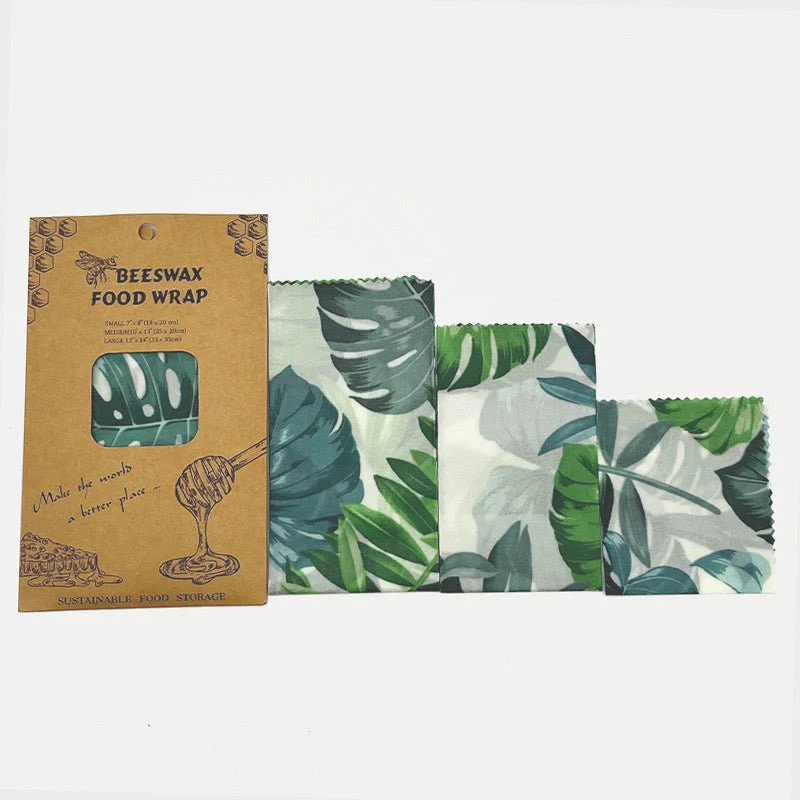Beeswax Cloth Food Wraps (3 Pack) - Image 13