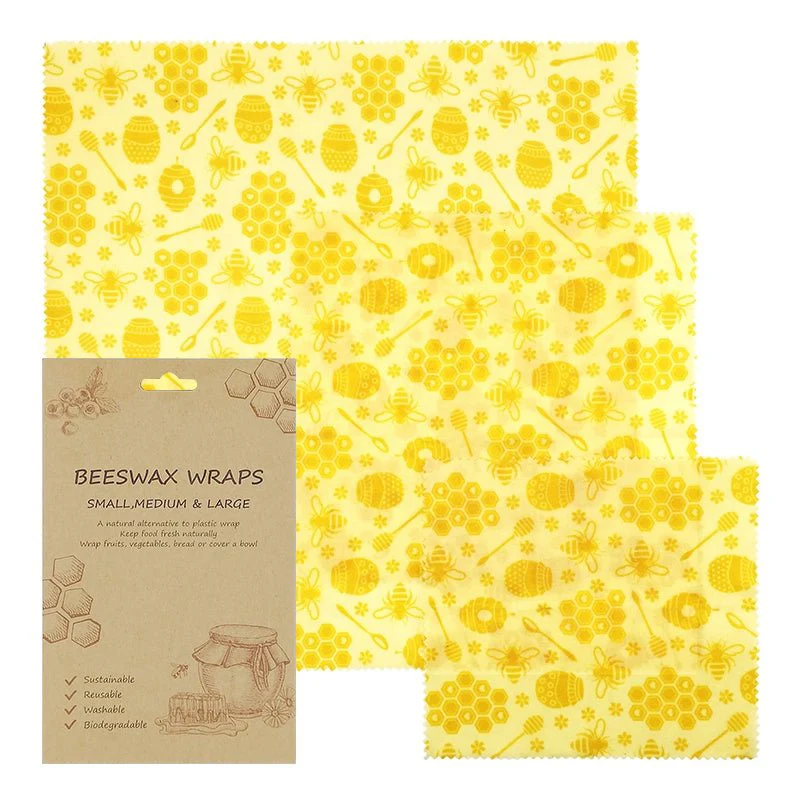 Beeswax Cloth Food Wraps (3 Pack) - Image 5