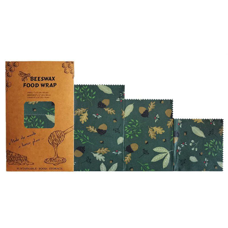 Beeswax Cloth Food Wraps (3 Pack) - Image 6