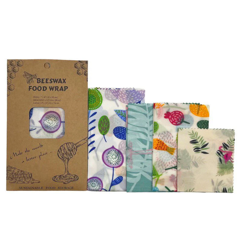 Beeswax Cloth Food Wraps (3 Pack) - Image 8