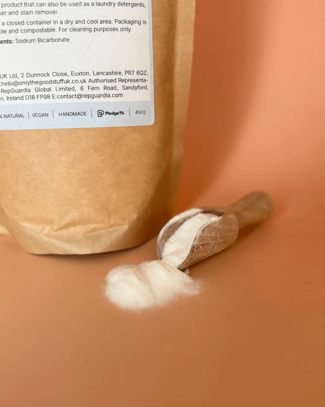 Bicarbonate of Soda – 450g Natural Vegan Plastic-Free Multi-Purpose Cleaner - Image 3