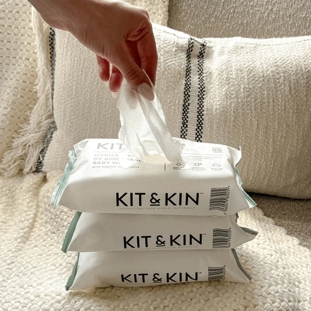 Kit & Kin Biodegradable Baby Wipes – Gentle, Sustainable & Hypoallergenic - Image 3