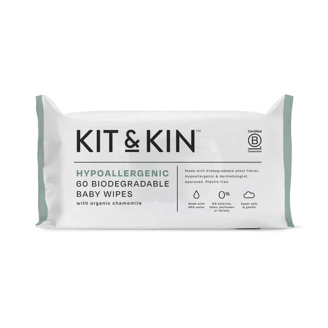 Kit & Kin Biodegradable Baby Wipes – Gentle, Sustainable & Hypoallergenic - Image 4