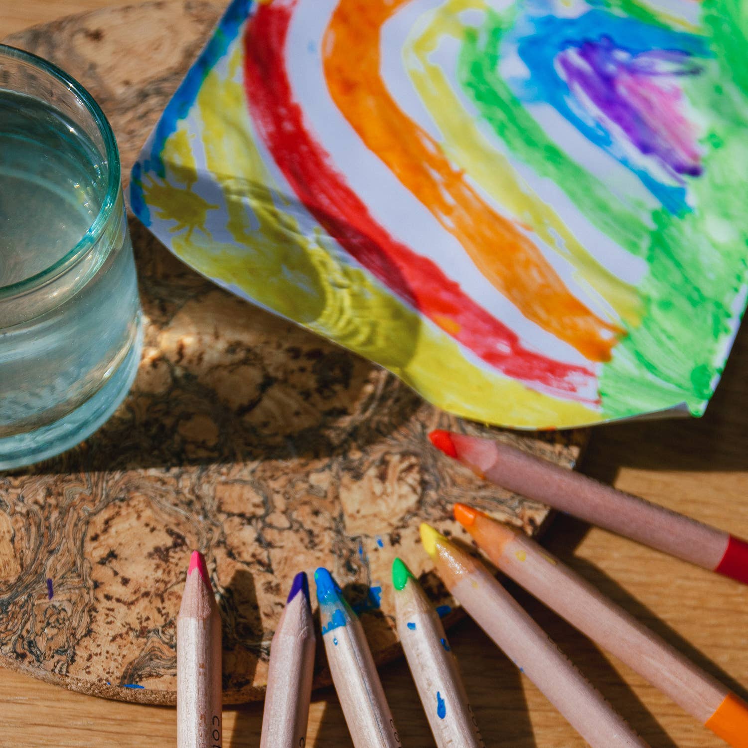 Bright Mix Watercolour Pencils Gift Set in Reusable Tin - Image 12