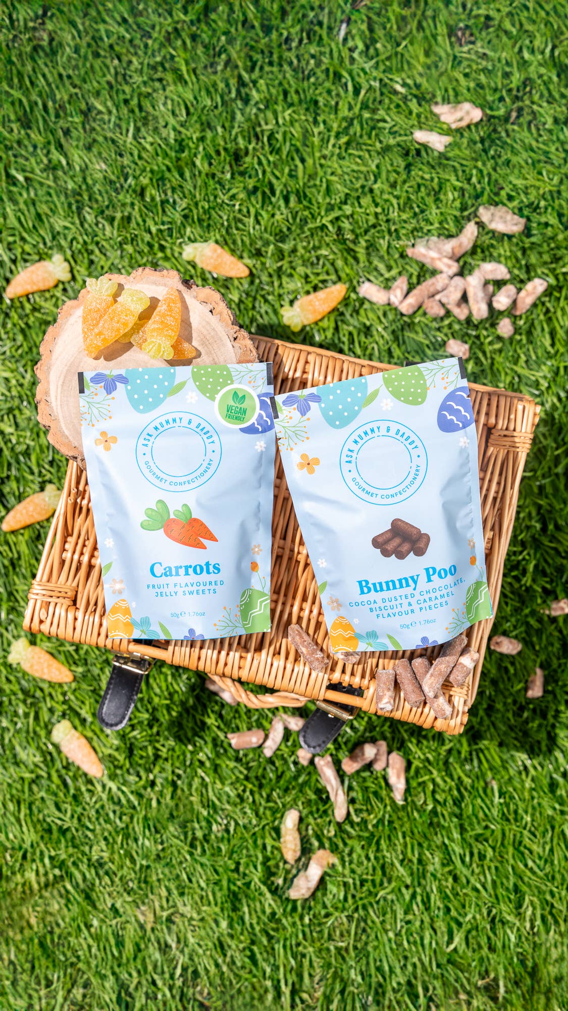Ask Mummy & Daddy Bunny Poo Pouch – Salted Caramel Chocolate Nibbles - Image 2
