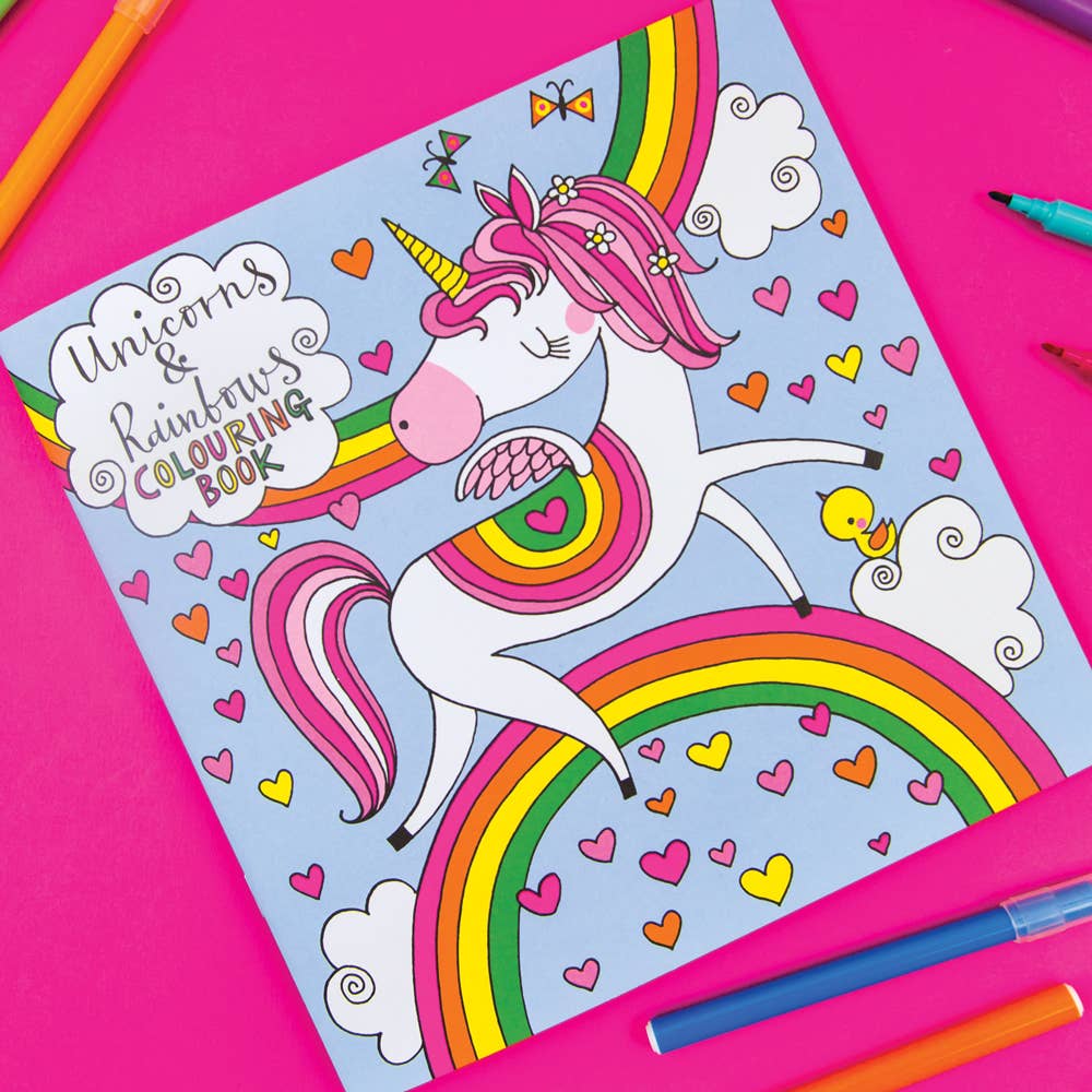Children’s Unicorns & Rainbows Colouring Book for Creative Fun - Image 3