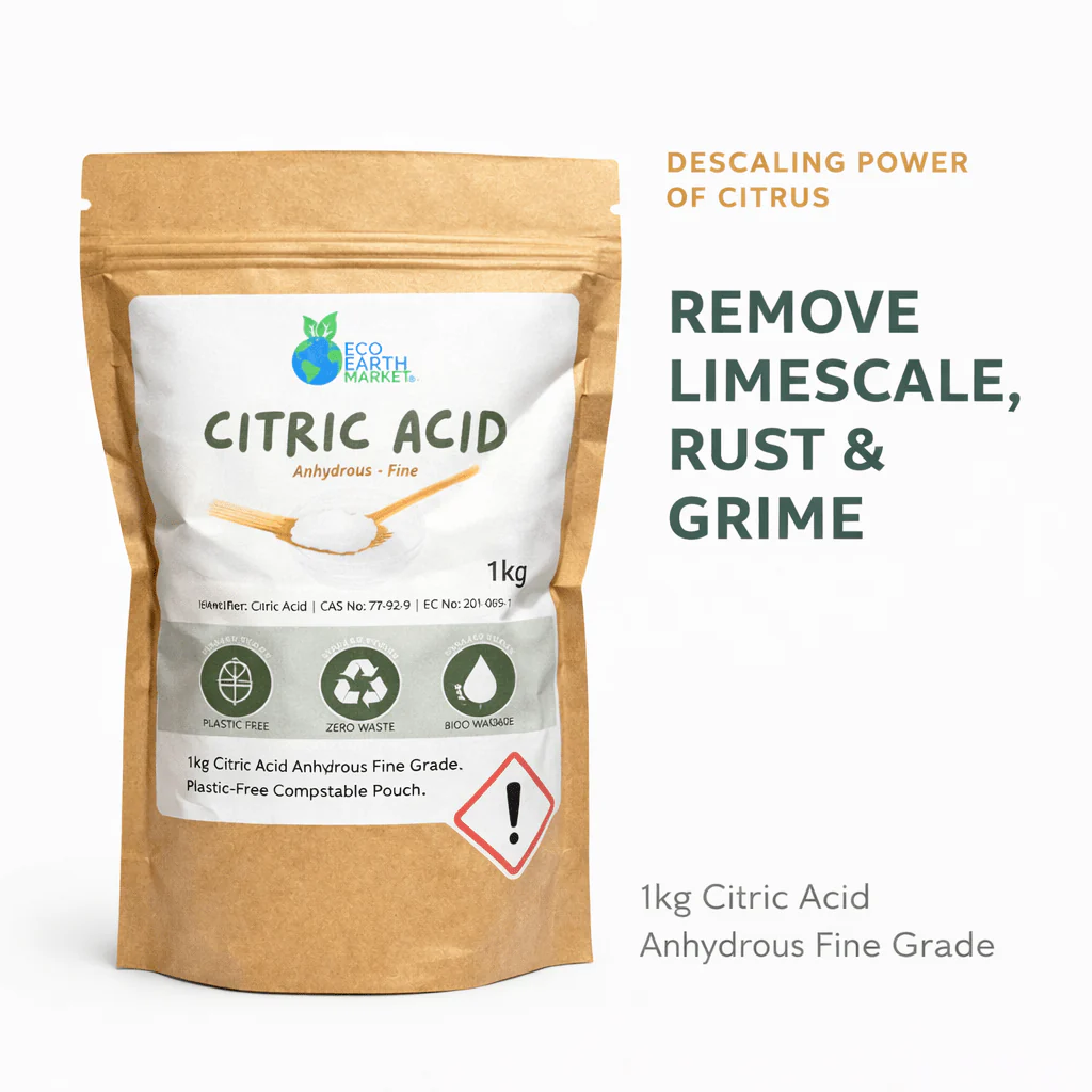 Citric Acid 1kg Anhydrous – Multi-Purpose Descaler - Image 2