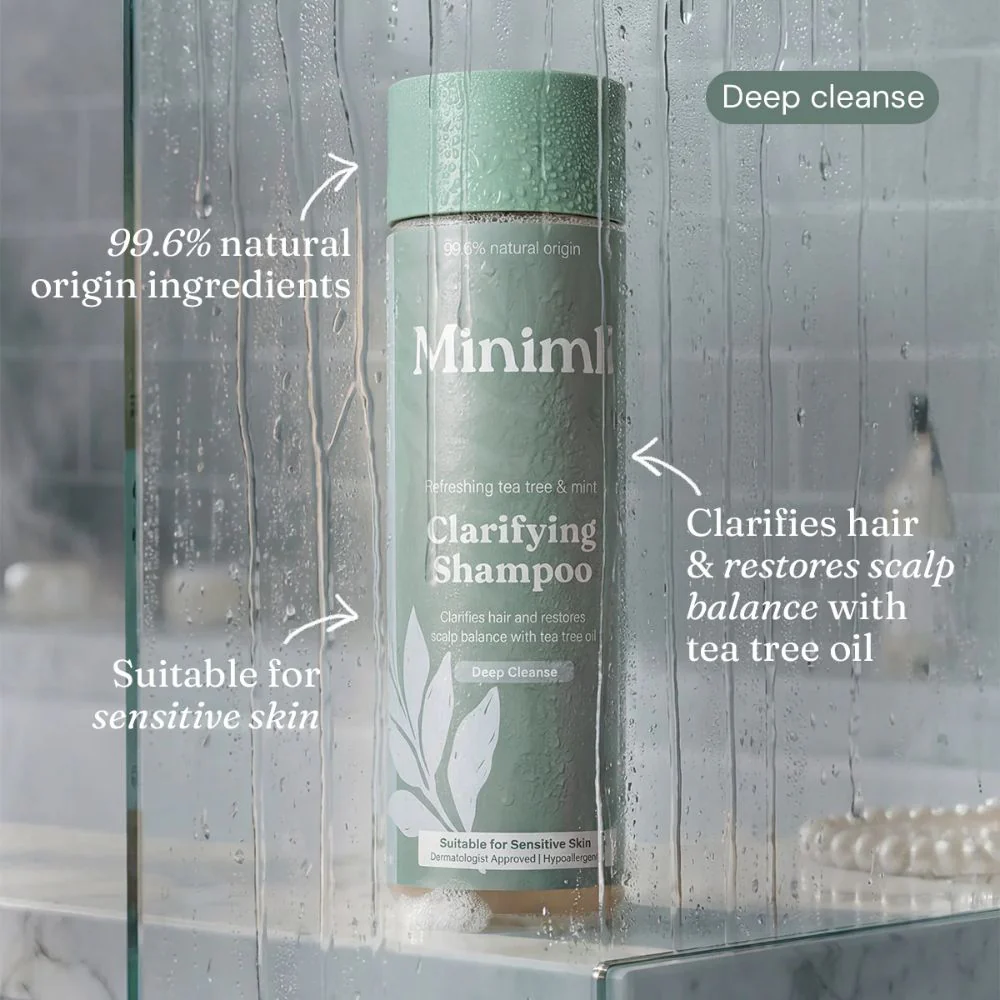 Clarifying Shampoo 400ml | Tea Tree & Mint Sulphate-Free Hair Care - Image 2