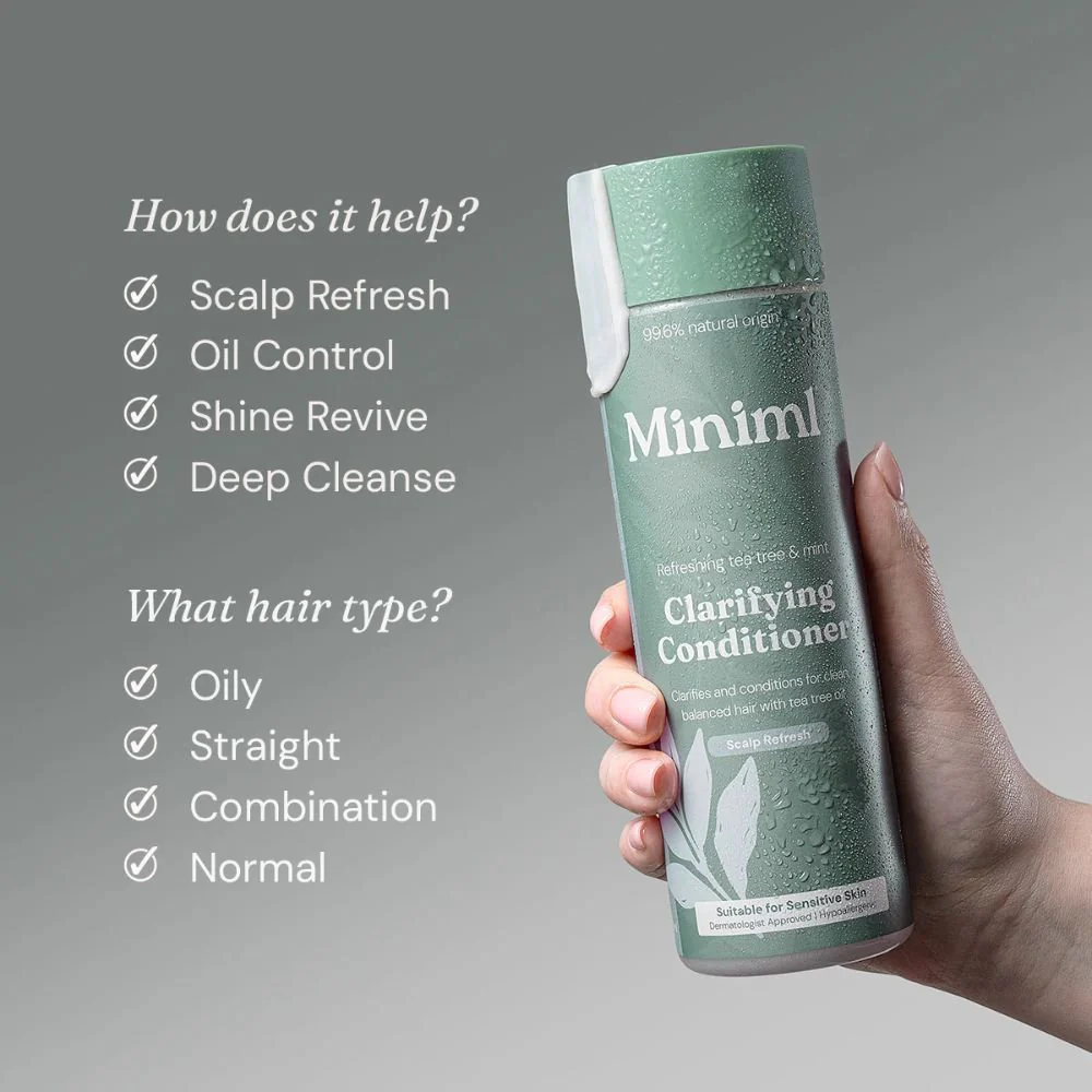 Clarifying Shampoo 400ml | Tea Tree & Mint Sulphate-Free Hair Care - Image 3