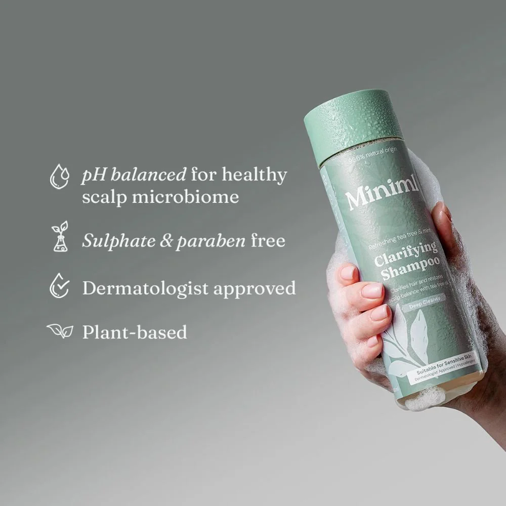 Clarifying Shampoo 400ml | Tea Tree & Mint Sulphate-Free Hair Care - Image 5