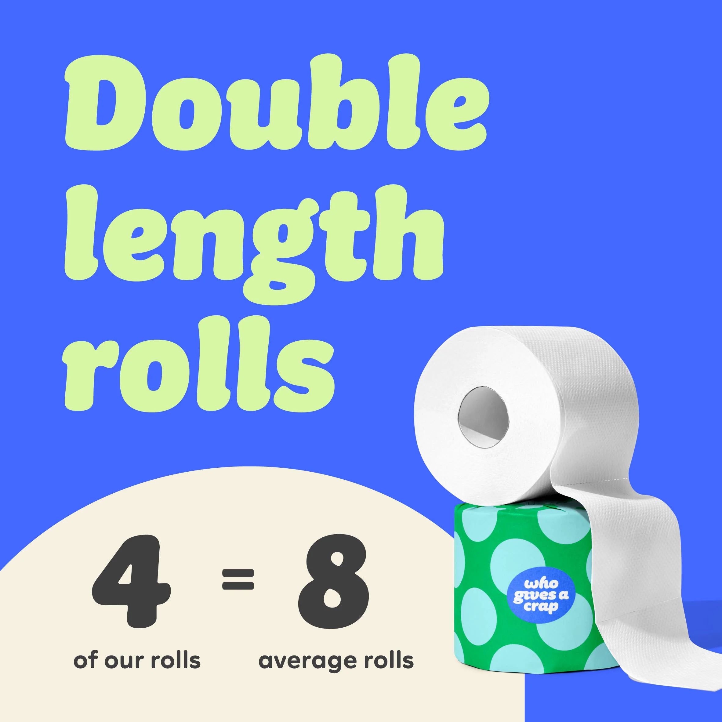 Classic Recycled Toilet Roll | Double Length 4 Pack - Image 3