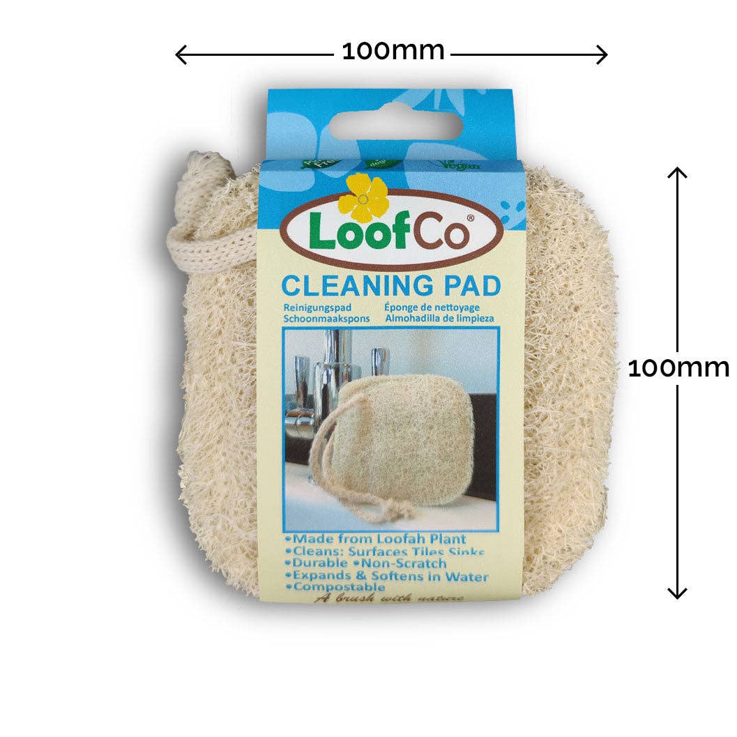 LoofCo Cleaning Pad – Natural Loofah Scrubber for Surfaces - Image 3