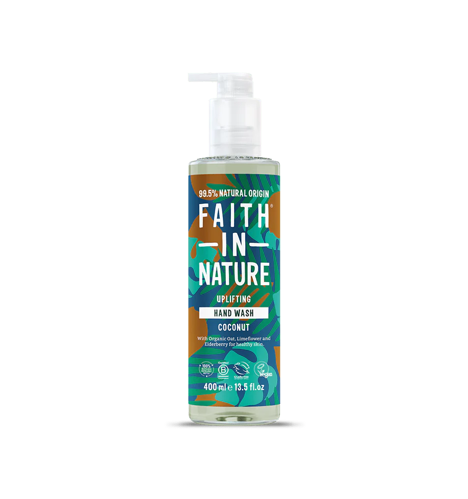 Coconut Hand Wash 400ml – 99.5% Natural Origin with Organic Coconut Oil