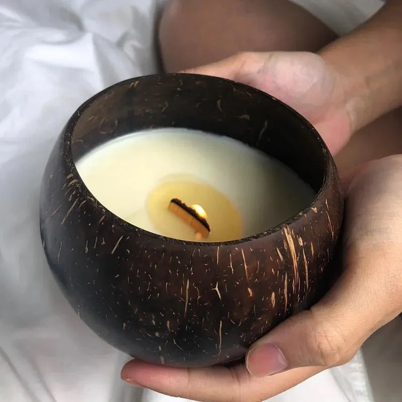 Coconut Shell Candle - Choice Of Scents - Image 3