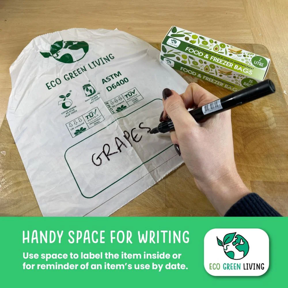 Compostable Freezer Bags for Food Storage - Image 3