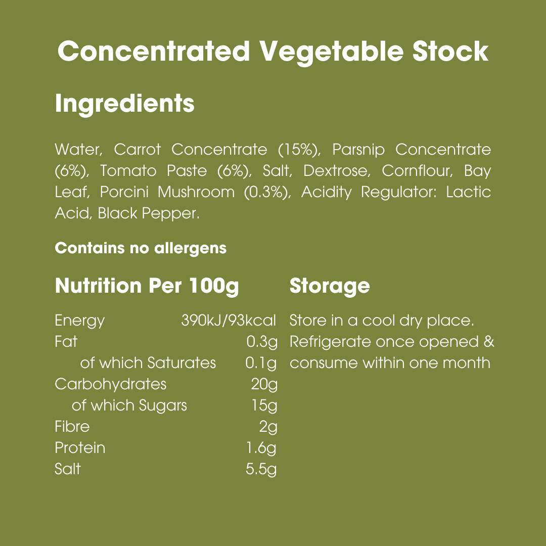 Concentrated Vegetable Stock 200g – Low FODMAP, Gluten Free & Vegan - Image 5