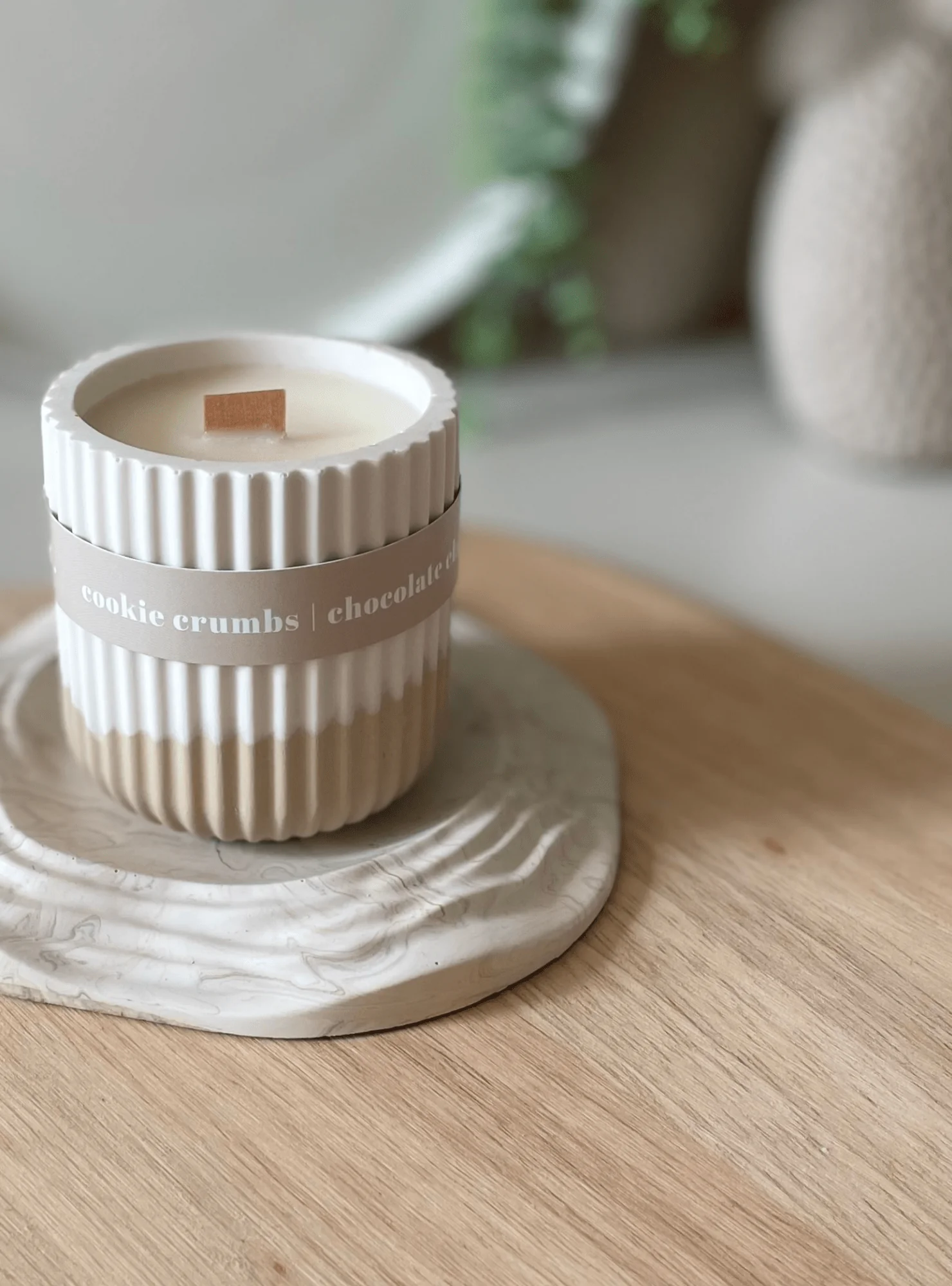 Cookie Crumbs Stoneware Soy Candle – Warm Scandi-Inspired Aroma - Image 5