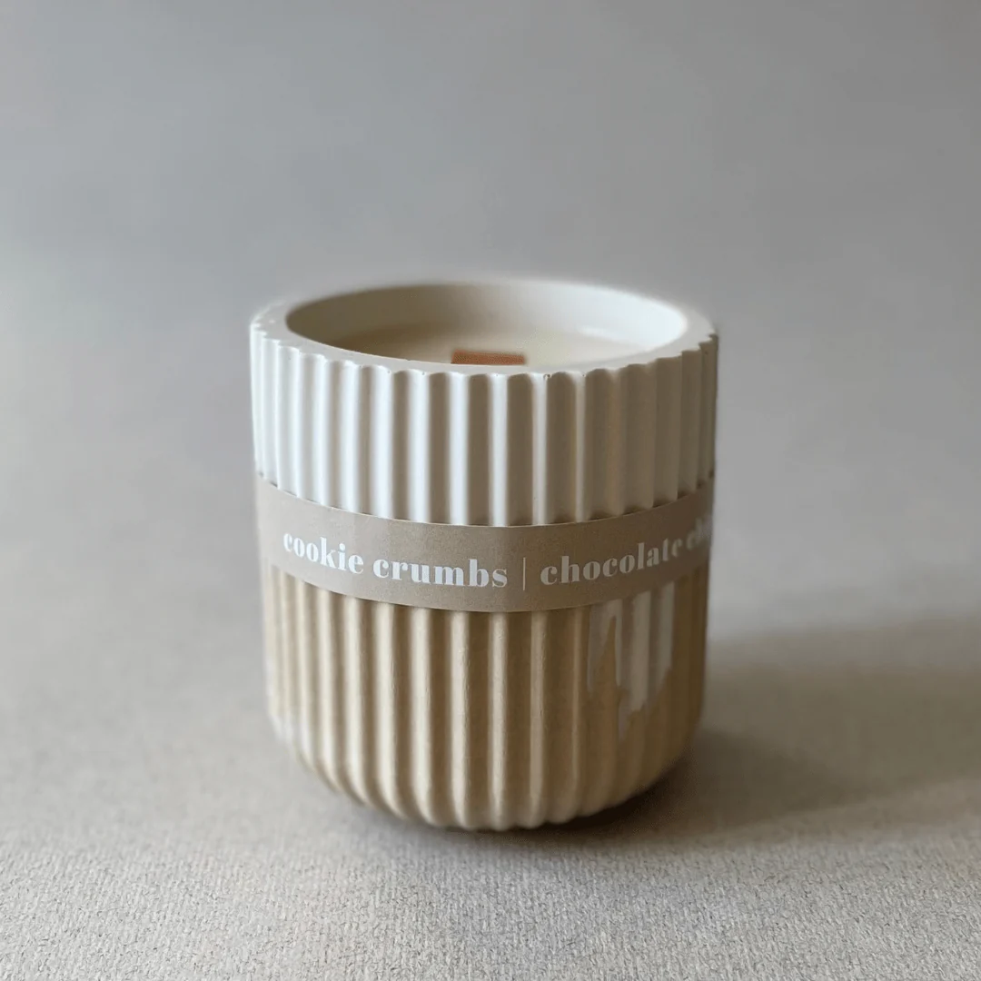 Cookie Crumbs Stoneware Soy Candle – Warm Scandi-Inspired Aroma - Image 8