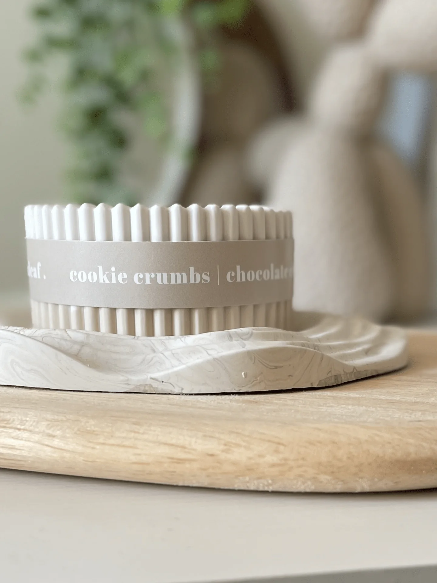 Cookie Crumbs Stoneware Soy Candle – Warm Scandi-Inspired Home Scent - Image 2