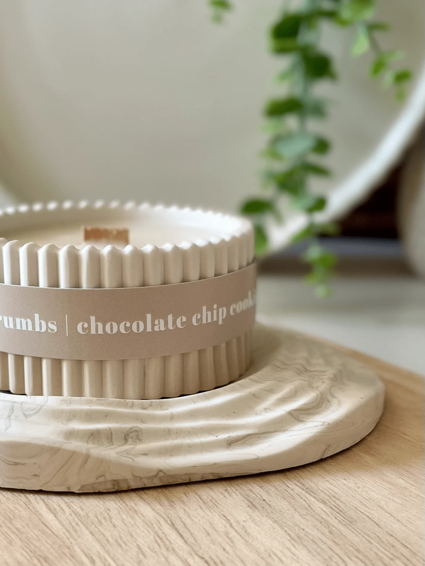 Cookie Crumbs Stoneware Soy Candle – Warm Scandi-Inspired Home Scent - Image 6