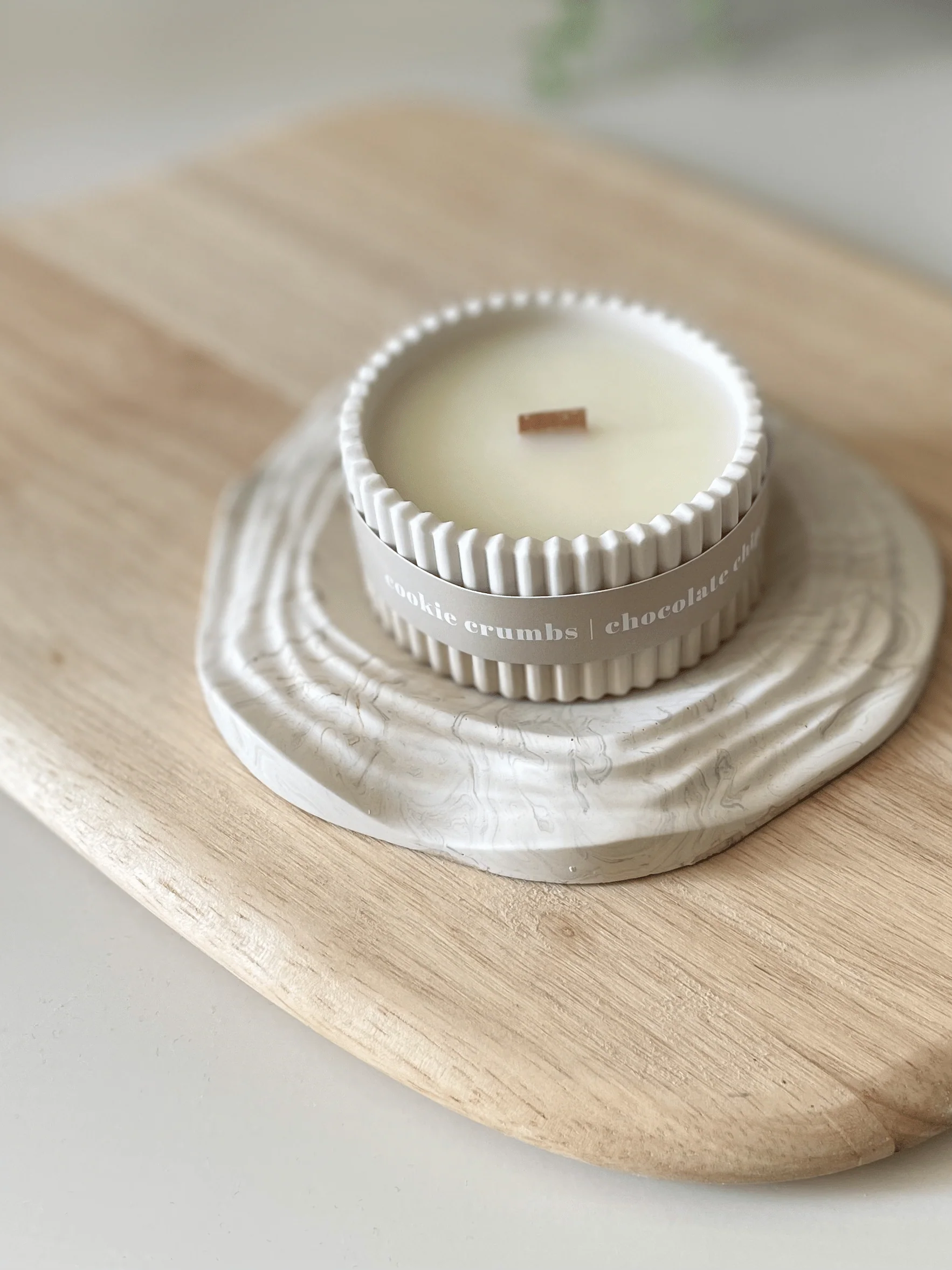 Cookie Crumbs Stoneware Soy Candle – Warm Scandi-Inspired Home Scent - Image 7
