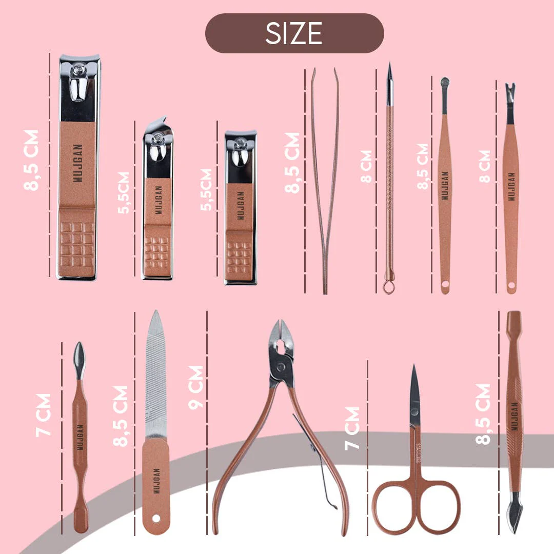 Deluxe 12-in-1 Manicure and Pedicure Set - Image 4