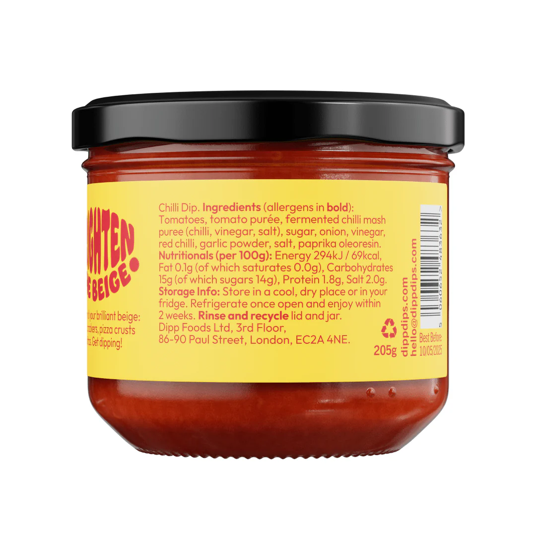 Dipp Spicy Sriracha Chilli Dip 350g – Hot Chilli Dip with No Artificial Preservatives - Image 2