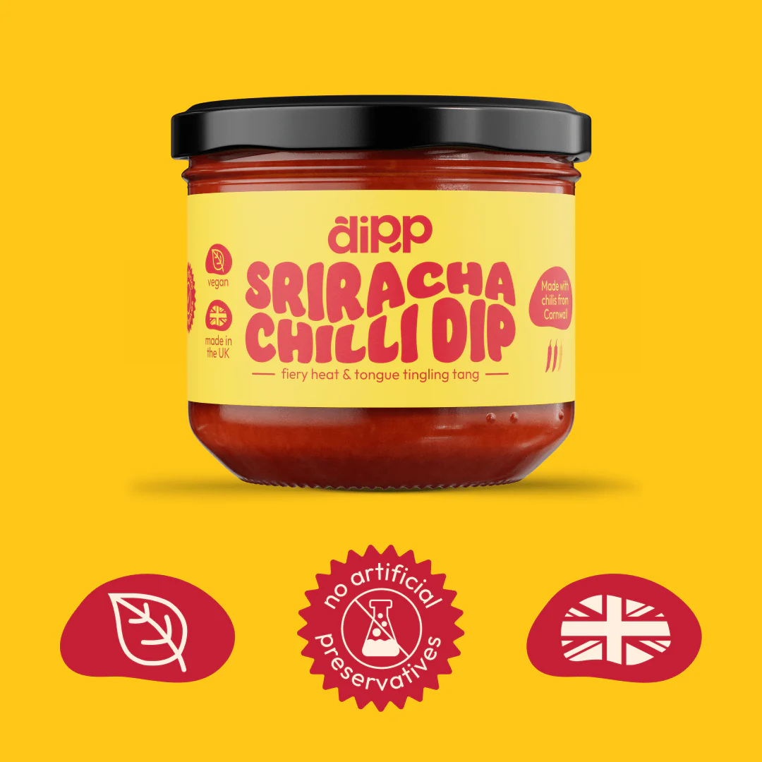 Dipp Spicy Sriracha Chilli Dip 350g – Hot Chilli Dip with No Artificial Preservatives - Image 3