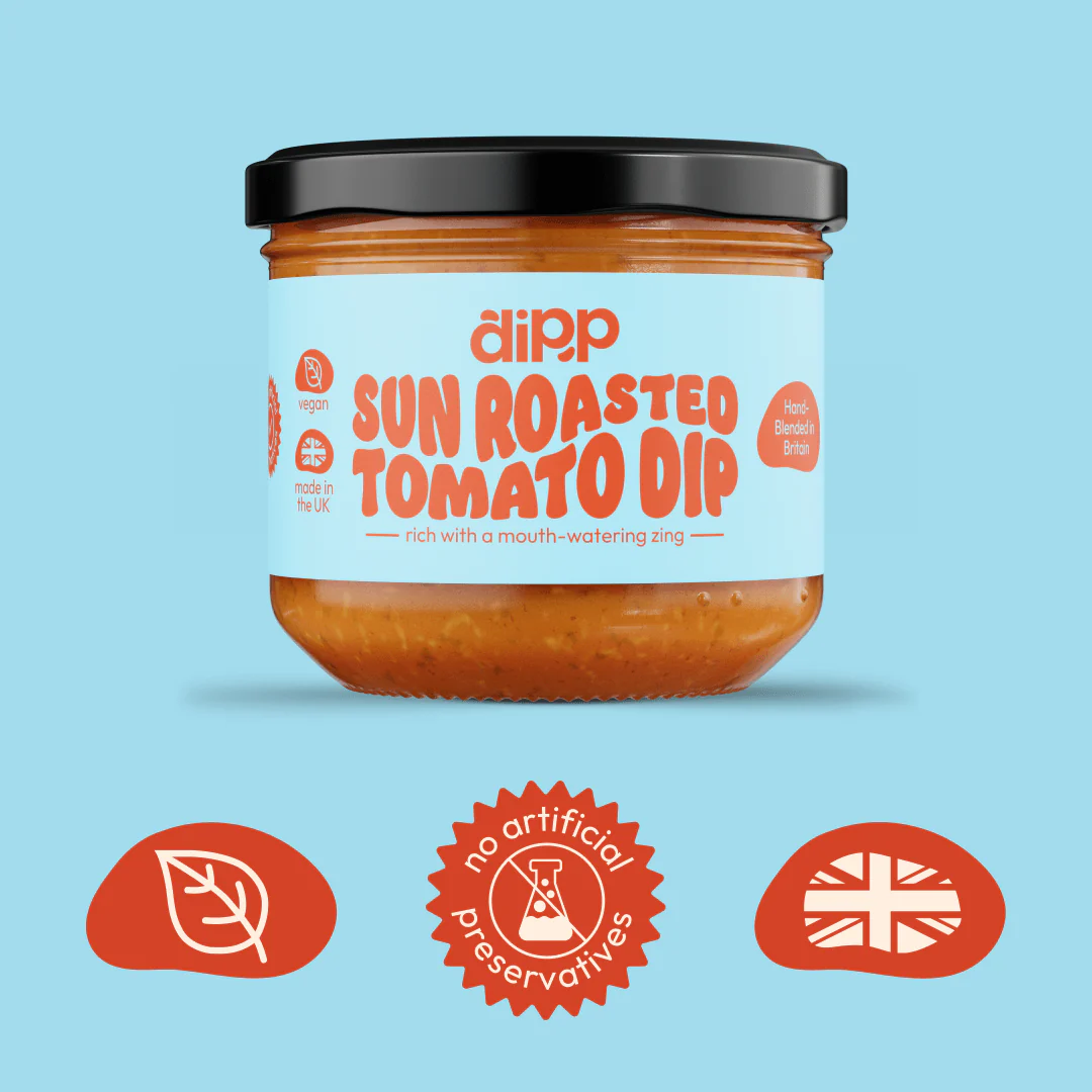Dipp Sun Roasted Tomato Dip 350g – Rich Tomato Dip with No Artificial Preservatives - Image 3