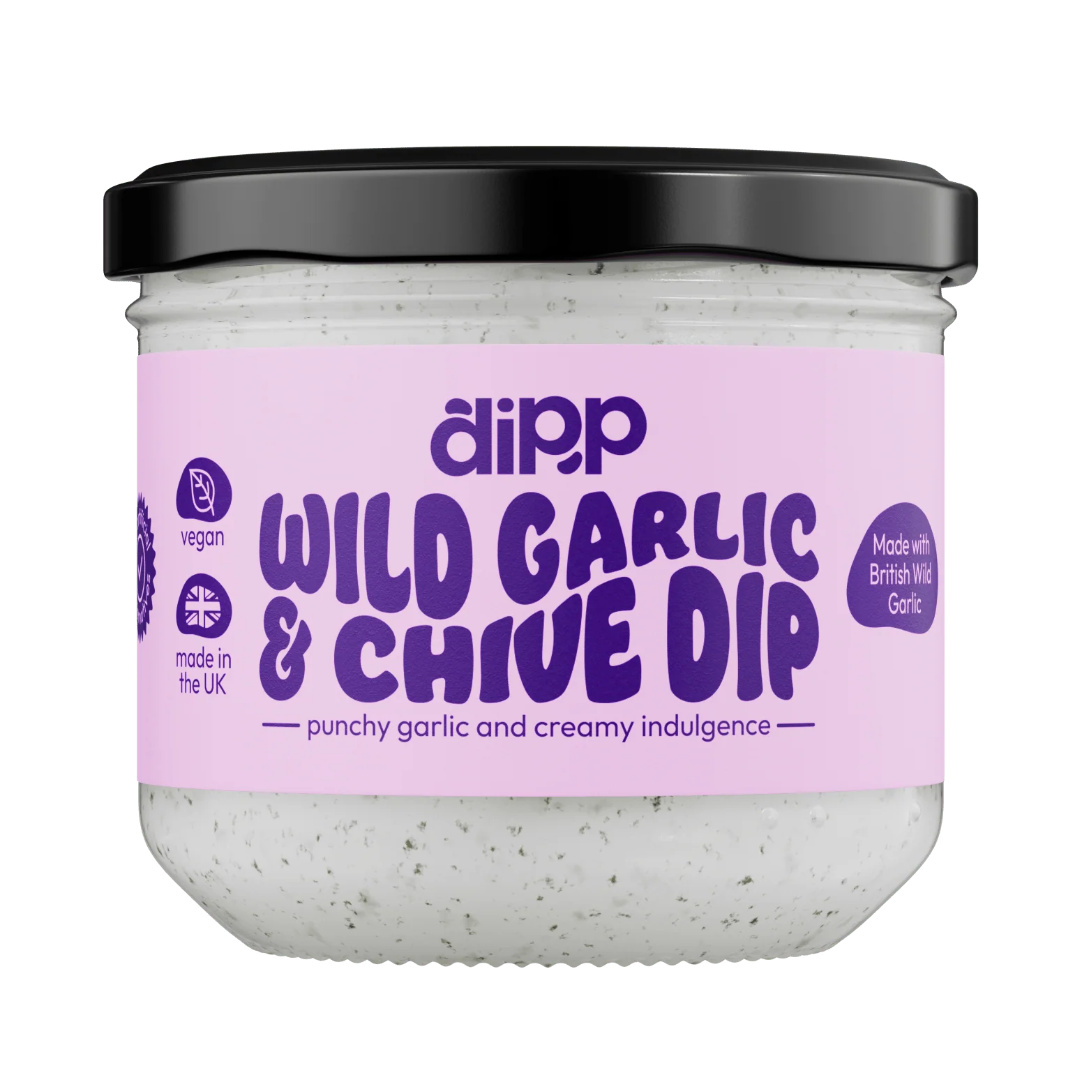 Dipp Wild Garlic & Chive Dip 350g with No Artificial Preservatives