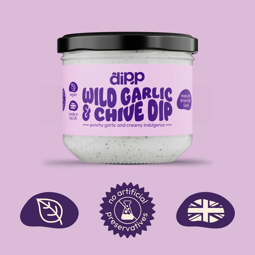 Dipp Wild Garlic & Chive Dip 350g with No Artificial Preservatives - Image 3