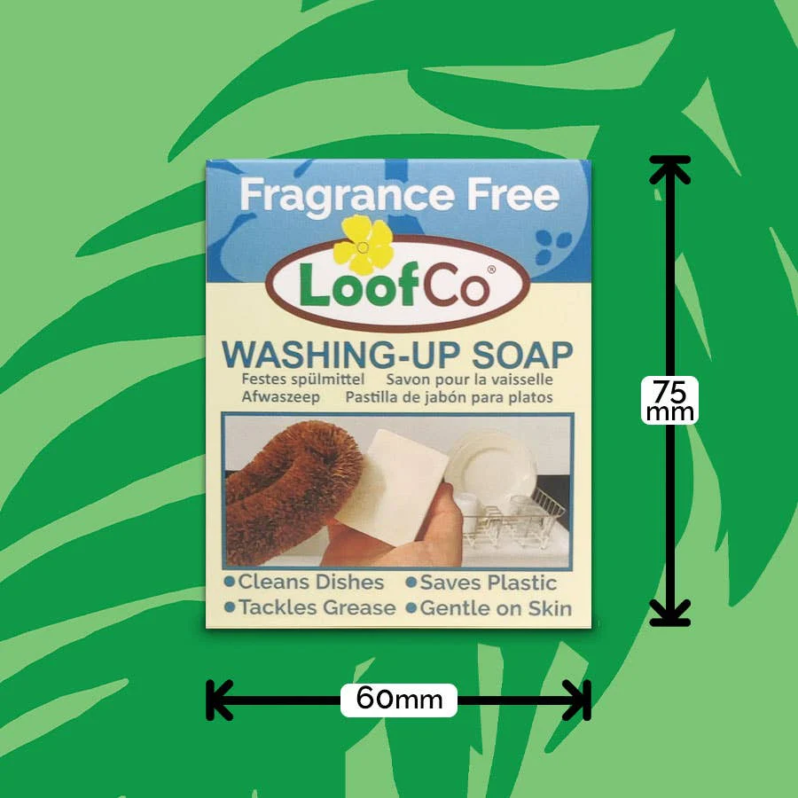 LoofCo Dish Washing-Up Soap Bar 100g – Palm Oil Free & Fragrance Free - Image 4