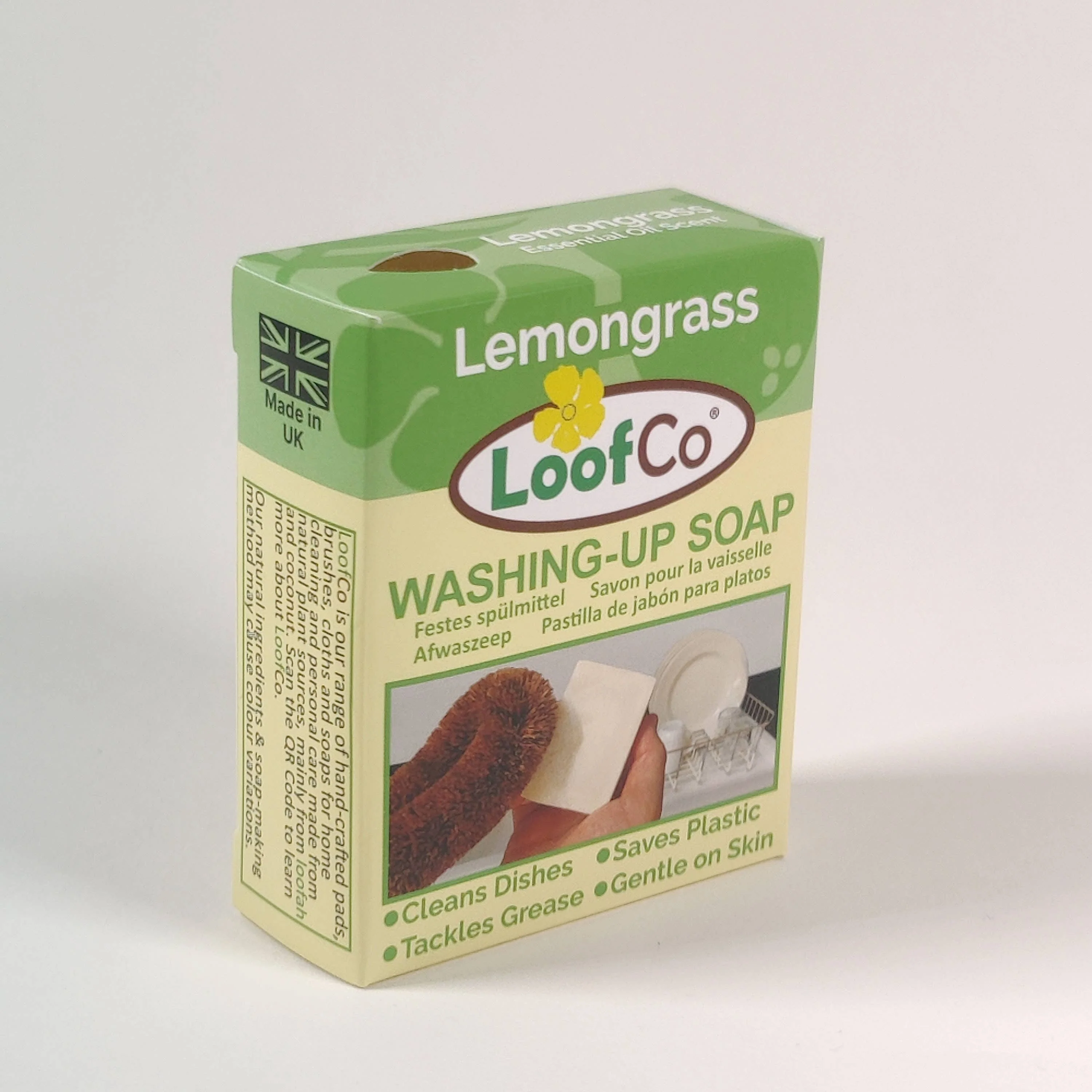 LoofCo Washing-Up Soap Bar 100g – Palm Oil Free Lemongrass - Image 5