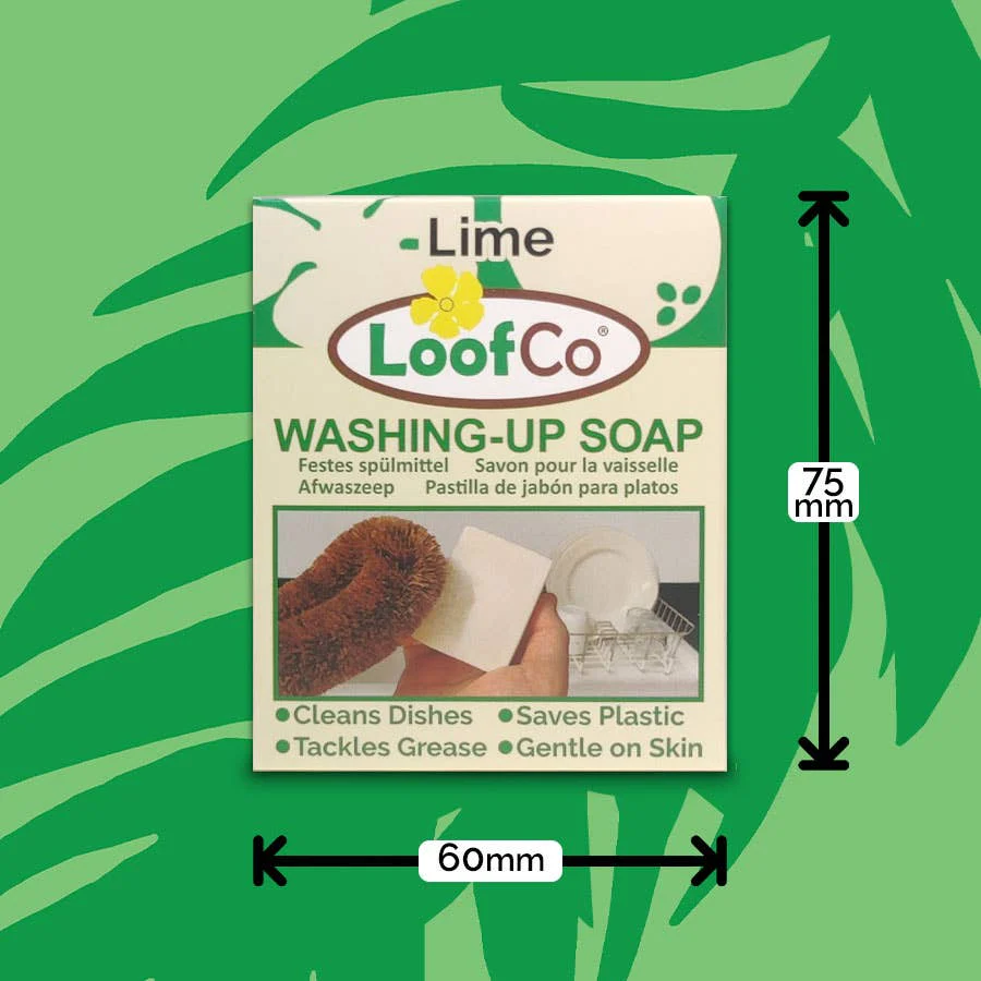 LoofCo Washing-Up Soap Bar 100g – Palm Oil Free Lime - Image 4