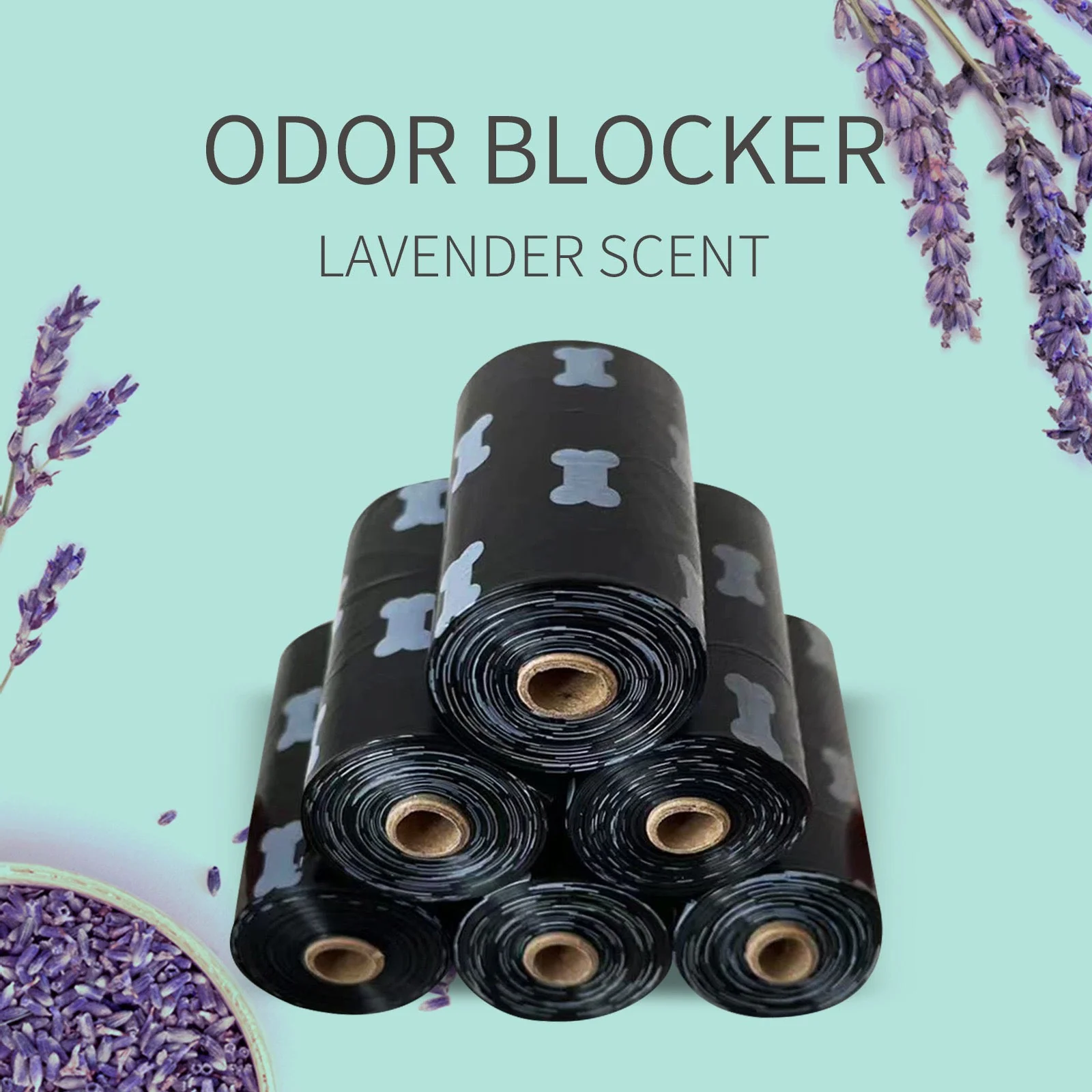Eco-Friendly Lavender-Scented Dog Waste Bags - 270 Bags - Image 3