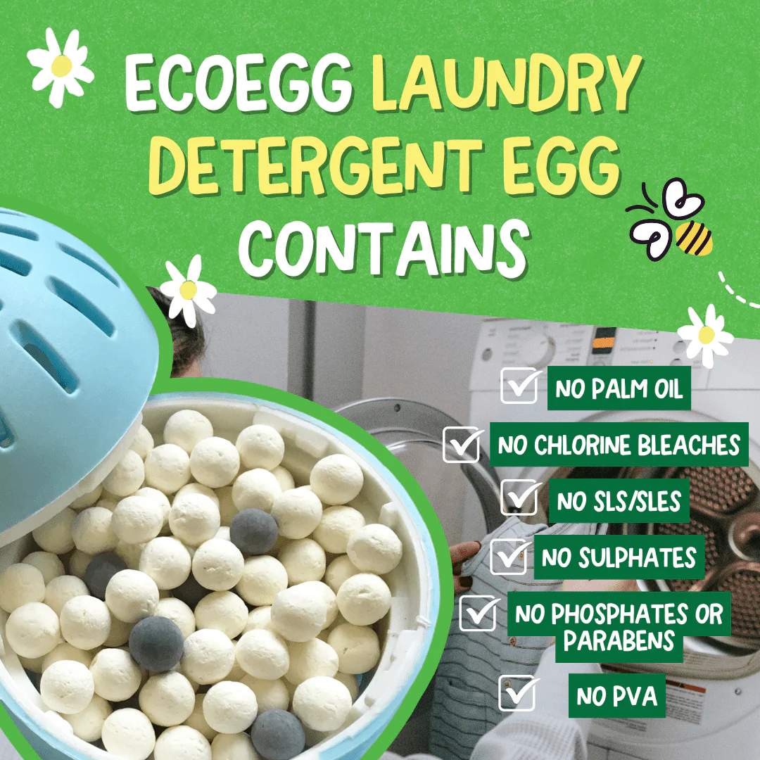 EcoEgg Enzyme Laundry Detergent – Sensitive Skin, Aquatic-Friendly, Vegan Formula - Image 6