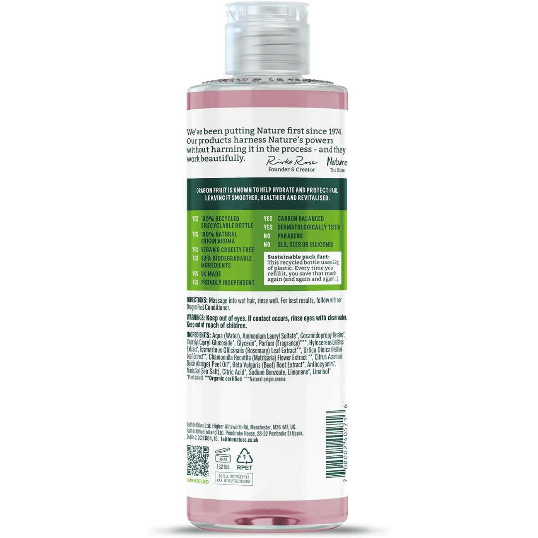 Faith In Nature Dragon Fruit Shampoo – 400ml - Image 2