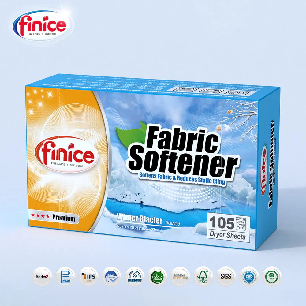 Finice Fabric Softener Dryer Sheets - 105 Sheets - Image 6